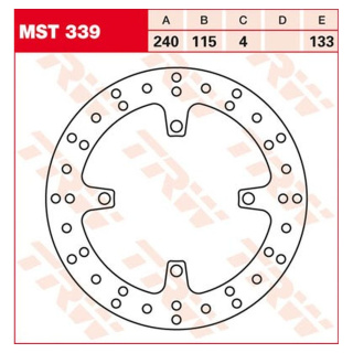 Bremsscheibe starr MST339 für Suzuki Motorrad