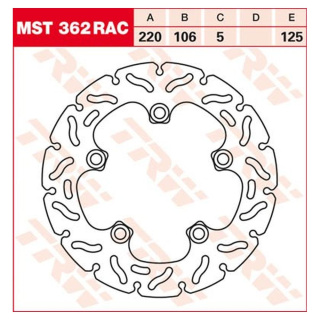 Bremsscheibe starr MST362RAC für Yamaha Motorrad
