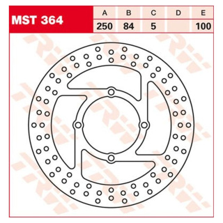 Bremsscheibe starr MST364 für Suzuki Motorrad