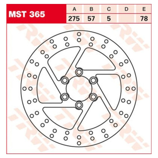 Bremsscheibe starr MST365 für Suzuki Motorrad