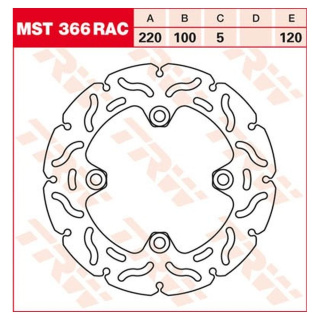 Bremsscheibe starr MST366RAC für Kawasaki Motorrad