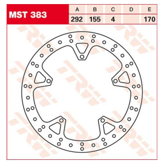 Bremsscheibe starr MST383 für Yamaha Motorrad