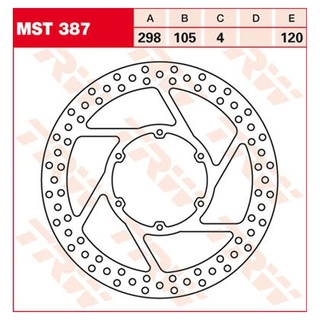 Bremsscheibe starr MST387 für BMW Motorrad