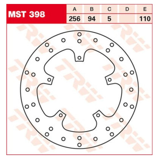 Bremsscheibe starr MST398 für Honda Motorrad
