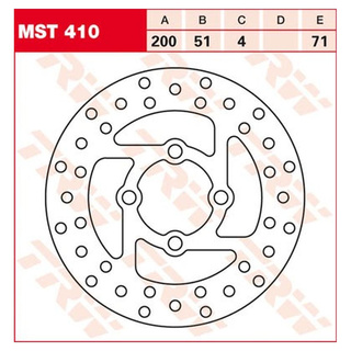 Bremsscheibe starr MST410 Motorrad