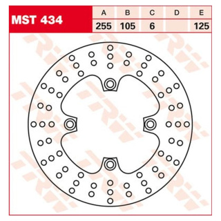 Bremsscheibe starr MST434 für Triumph Motorrad