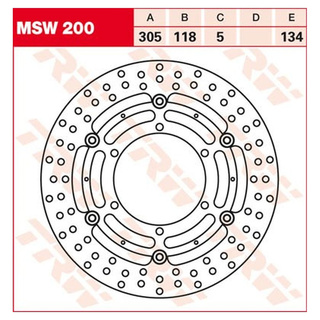Bremsscheibe schwimmend MSW200 für BMW Motorrad