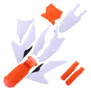 Plastikkit weiß / orange Plastiksatz passend...