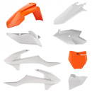 Plastikkit weiß / orange Plastiksatz passend...