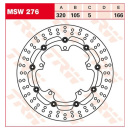 Bremsscheibe schwimmend MSW276 für Triumph Motorrad