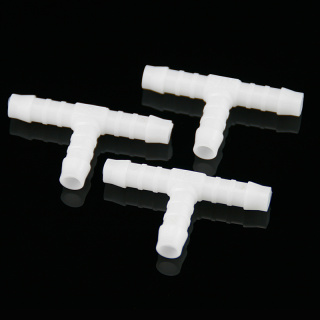 Benzinschlauchverbinder T- Form 6mm weiß Schlauchverbinder 3 Stück