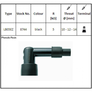NGK Zündkerzenstecker LB05EZ 90° gewinkelt für z.B. POLARIS Scrambler Sportsman