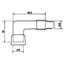 NGK Zündkerzenstecker LB01F 90° gewinkelt entstört wasserdicht Kerzenstecker
