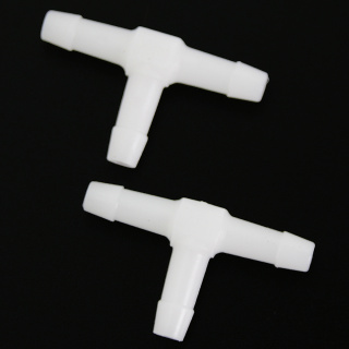 Benzinschlauchverbinder T- Form 3mm weiß Schlauchverbinder 2 Stück