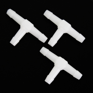 Benzinschlauchverbinder T- Form 3mm weiß Schlauchverbinder 3 Stück