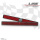 Reflektor "Line" rechteckig rot 123 x 12,5 mm mit Rand M5 Bolzen E-geprüft