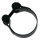 Auspuffschelle schwarz 36-39 mm Auspuffrohrschelle Auspuff Schelle