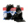 Plastiksatz schwarz für KTM SX 125 150 250 SX-F 250 450 2007-10