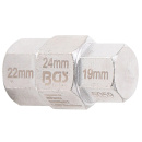 Motorrad Spezial Einsatz für Steckachse 19 - 22 - 24 mm