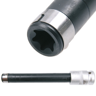 1/2" Steckschlüssel Einsatz für BMW Zylinderkopf E12 Profil 150 mm lang