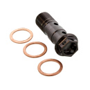 Doppelhohlschraube M10 x 1.00 Edelstahl V4A Racing schwarz