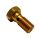 Hohlschraube einfach 3/8" - 24 UNF Alu goldfarben