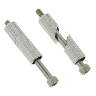 Klemmteile für Lenkergewichte Alu, Lenker I-Ø 13mm Paar Schraube M 6 x 70mm