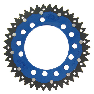 ZF Kettenrad Dual 42Z blau T 520 Innen Ø 110 LK 130,8 für BMW S 1000 R RR