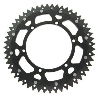 ZF Kettenrad Dual 52Z T 520 schwarz Innen Ø 134 LK 150 für KLX KX RM-Z
