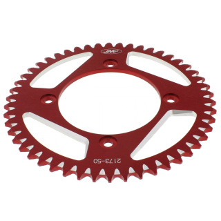 Alu- Kettenrad 50Z rot passend für Beta RR 50 2003-2023 Beta REV 50 LC 2005-2006