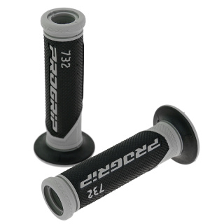 Dual Griffgummi "732" grau/ schwarz für 7/8" 22mm Lenker offen 125 mm Progrip