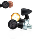 SMD- Blinker "Zero" Alu schwarz getönt...